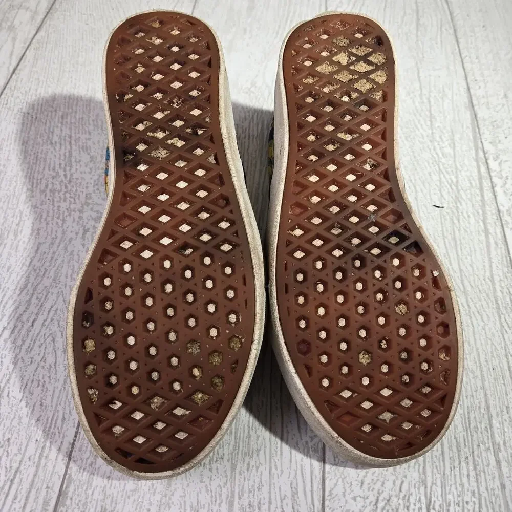 LIMITED EDITION The Simpsons VANS Slip-On 'Springfield' Mens Sz 5 Wmn 6.5 RARE
